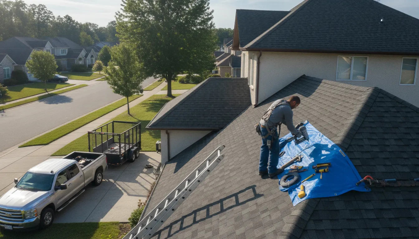 Roofing in Ogilvie